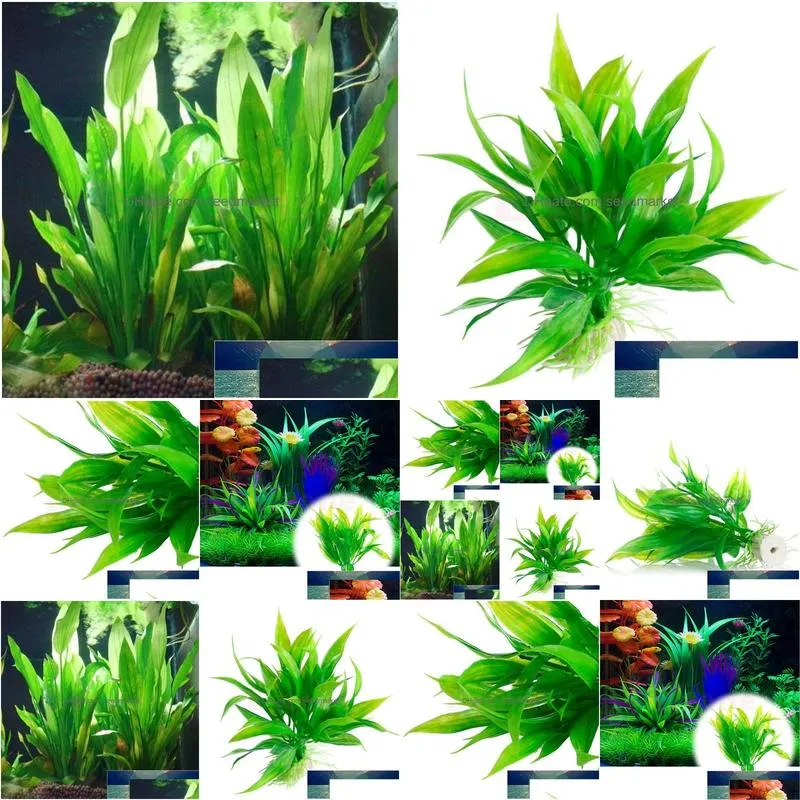 artificial plastic water plant grass aquarium decorations plants fish tank grass flower ornament decor aquatic accessories factory price expert design