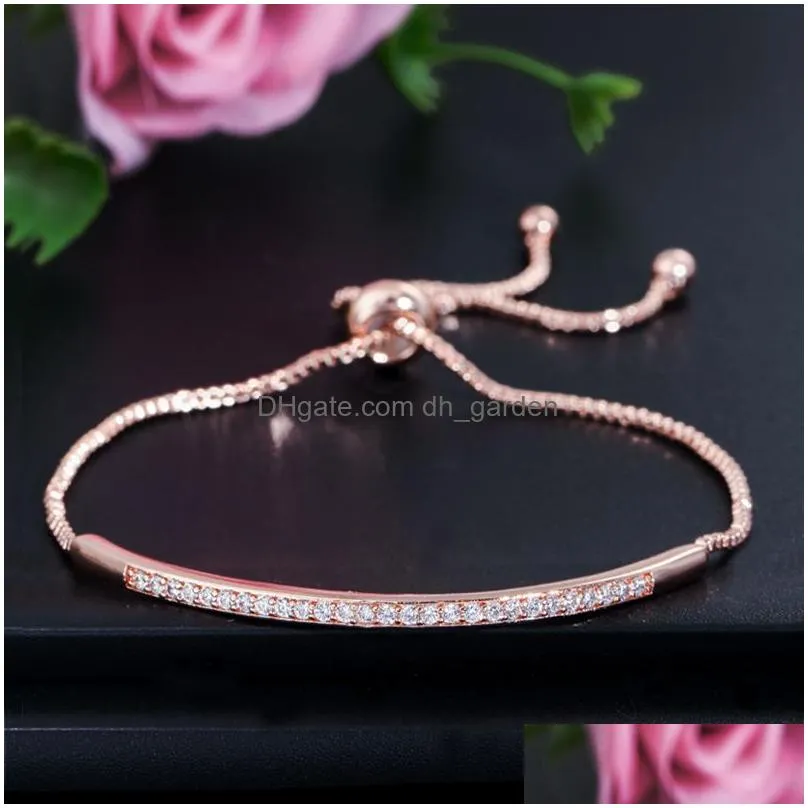 Simple Design Titanium Steel Pl-Out Adjustable Bracelet Gold Color Snake Chain Bangle For Women Girl Men Beads Jewelry Gift D Dhgarden Otpdk