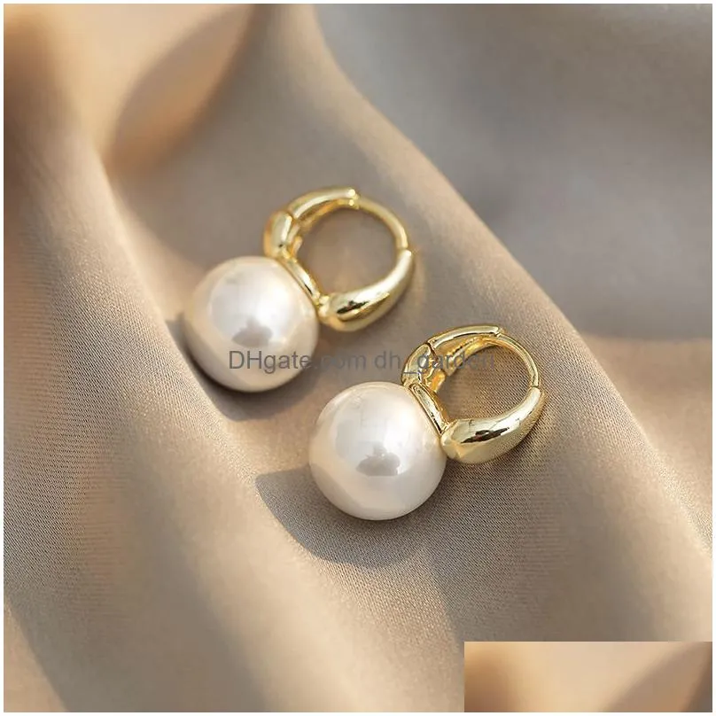 Simple Pearl Drop Earrings For Woman Fashion Jewelry Wedding Earring Drop Delivery Dhgarden Otsak