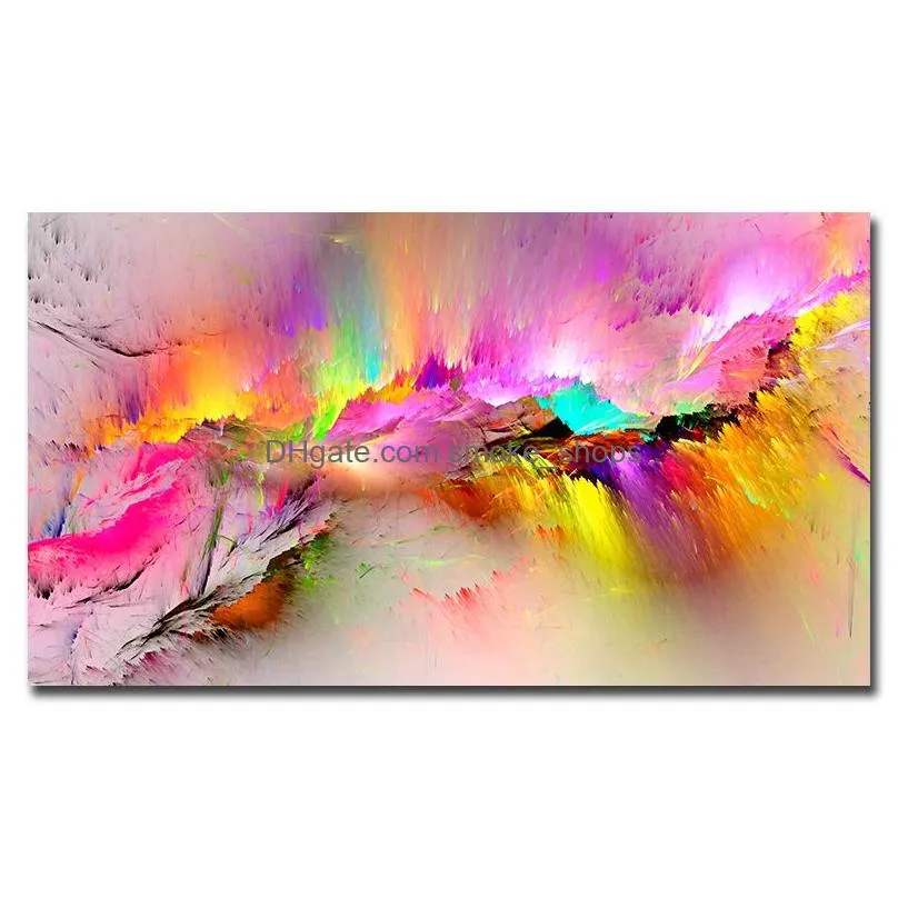 printed oil painting drop canvas prints for living room wall no frame modern decorative pictures abstract art painting
