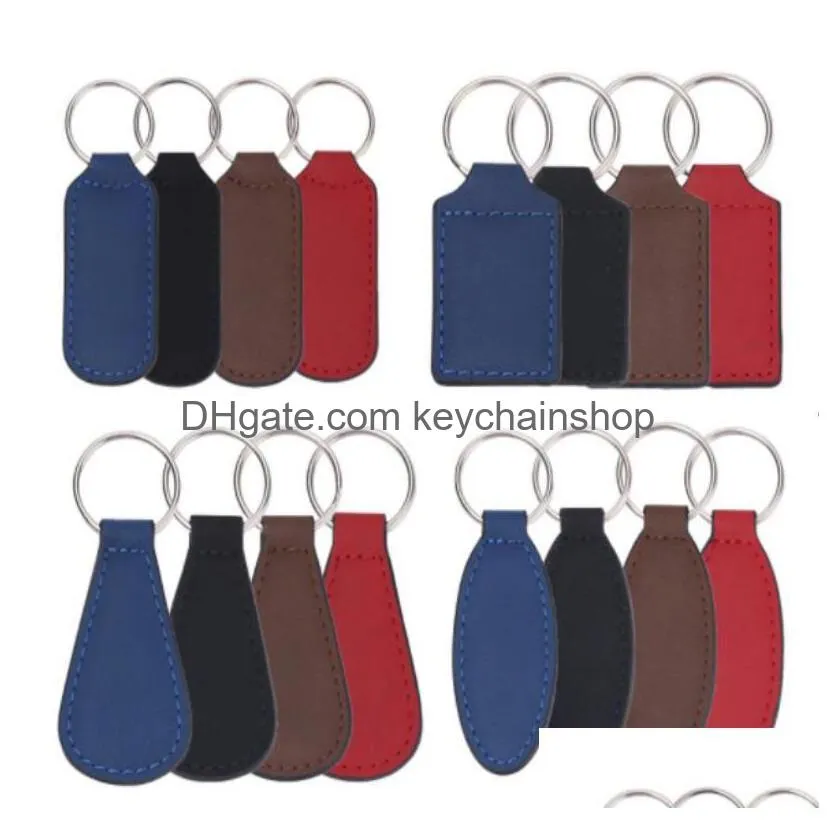 Diy Sublimation Keychain Blank Both Sides Printable Key Tag Rec Shape Vintage Ornaments Heat Transfer Keychains Blanks Fy5472 Drop Del Dhjtk