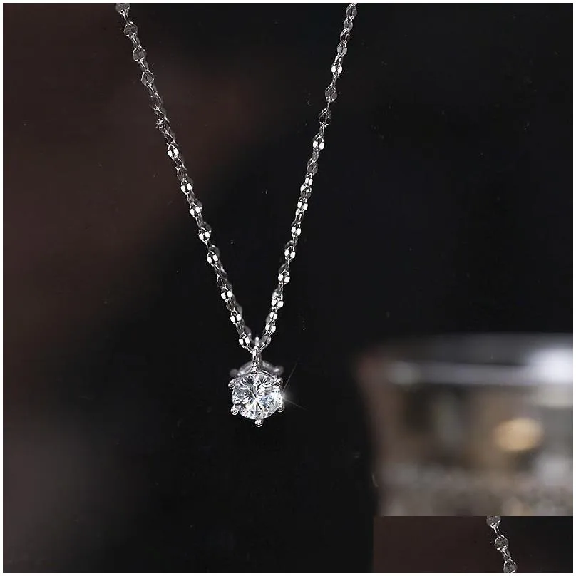 silver shiny butterfly tassel necklace female exquisite double layer pendant clavicle chain wedding party jewelry