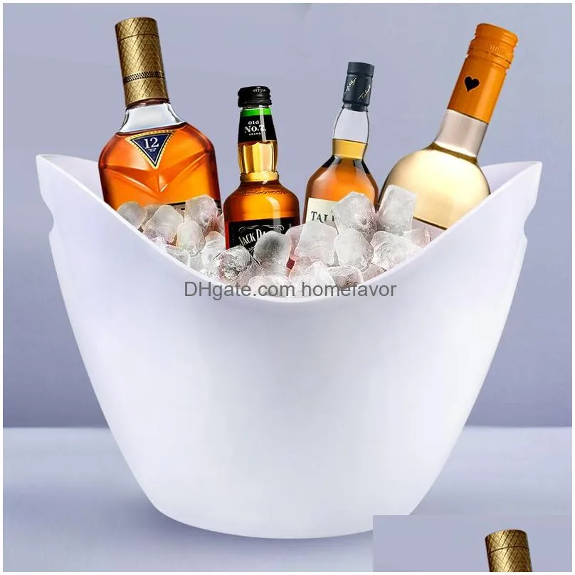 fashion acrylic ice bucket champagne wine beer holder for party event bar ktv nightclub ornament tool