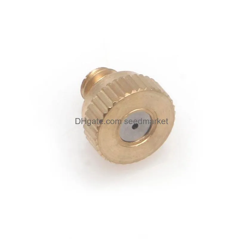 5pcs 1-section brass misting nozzles for cooling system 0.031 0.8mm 10/24