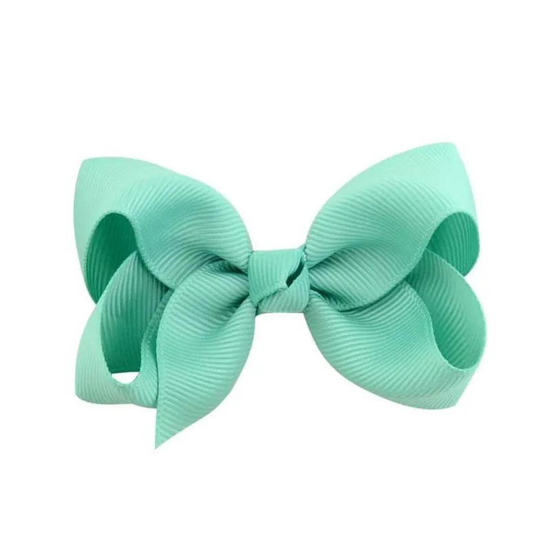 Hair Accessories 40 Bk Small Toddler Ribbon Bows With Alligator Clips Solid Childrens For Pigtails Little Girls Drop Delivery Baby K Dhebu