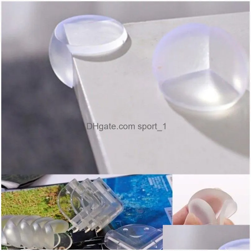 transparent silicone table corner edge cover guards safe protector baby children infant safety protection  adhesive