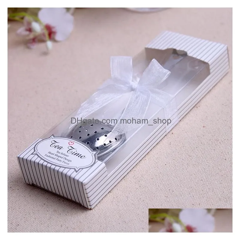 stainless steel spoon heart-shaped stainless tea infusion spoon filter handle shower latest selling heart-shaped tea leak gift
