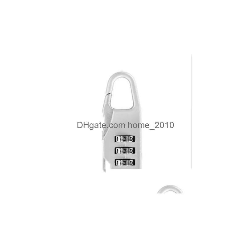 mini dial digit number code password combination padlock security travel safe lock for padlock luggage lock of gym