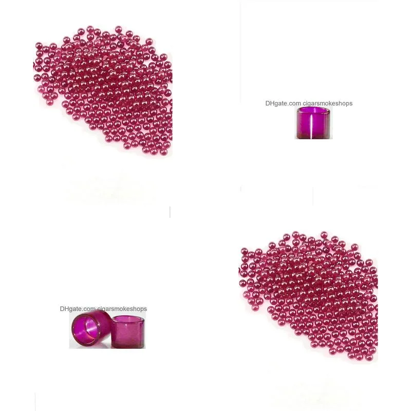 2020 factory direct sales newest ruby insert quartz banger ruby bead dish for od25mm quartz nail glass bong water pipes