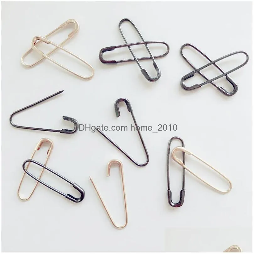 1000pcs elegant u-shaped safety pins 22mm no coil oval steel pin quilting sewing knitting mark garment clothes price hang tag