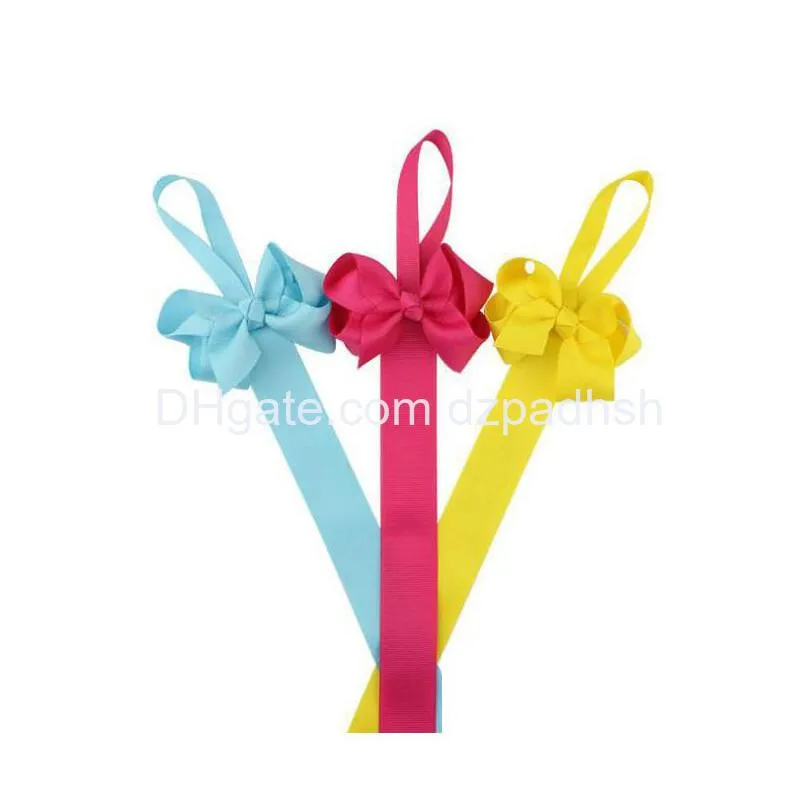 Hair Accessories Cute Hairbow Holder Girls Clips Hanger Hairs Ribbons Storage Boutique Bow Hairpins Organizer Drop Delivery Products Dhw2C