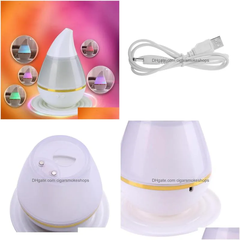 250ml aroma  oil diffuser ultrasonic cool mist humidifier air purifier 7 color change led night light for office