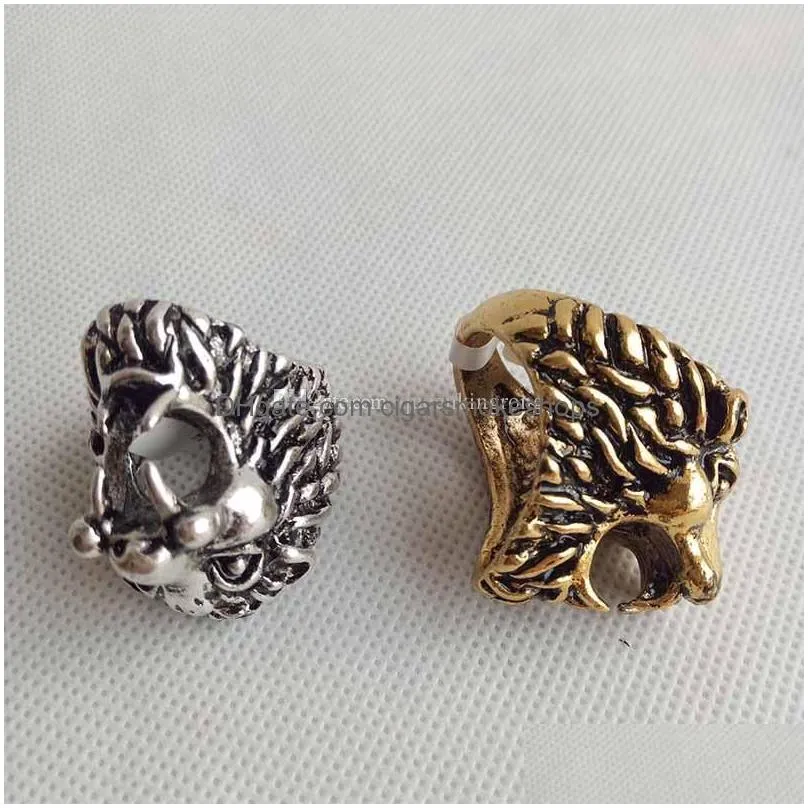 creative  head shaped cigarette smoking tobacco holder base accessories tools metal rings for oil rigs 2 colors