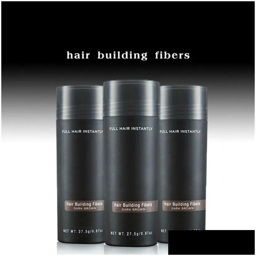 Other Hair Cares 50%Off Hair-Building Fibers Pik 27.5G Fiber Thinning Concealer Instant Keratin Hair-Powder Black Spray Applicator J Dhsyh