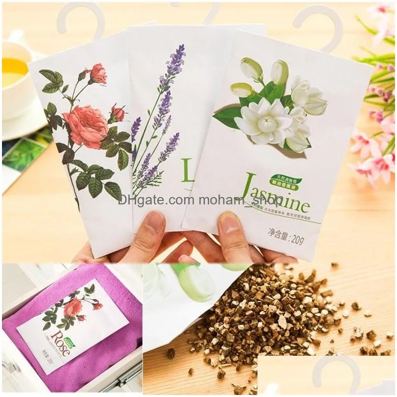 8 taste  air scented fragrance aromatherapy natural smell incense wardrobe sachet air  scent bag
