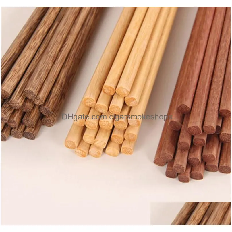 2021 new japanese natural wooden bamboo chopsticks health without lacquer wax tableware dinnerware