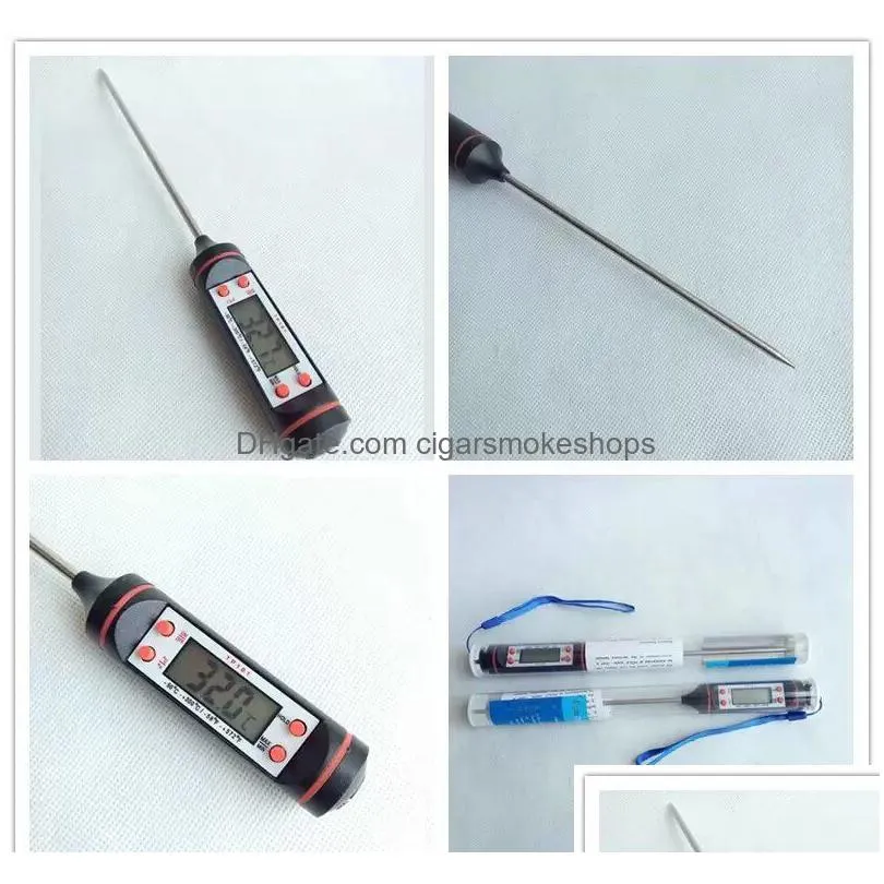 digital bbq thermometer cooking food probe meat thermometer kitchen instant digital temperature read food probe fast shipment