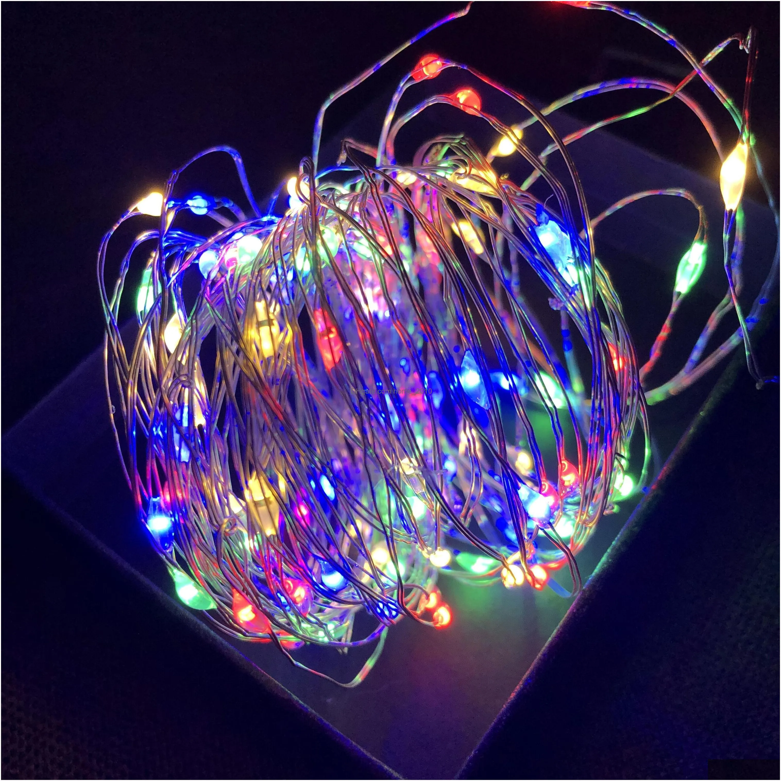 1m 2m  5m 10m copper wire led string lights christmas decorations for home year decoration navidad