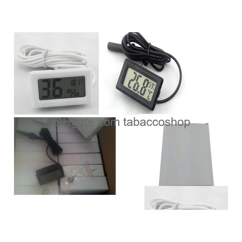 Wholesale Digital LCD Mini Digital Probe Thermometer Hygrometer With  Temperature And Humidity Meter Probe White And Black In Stock SN2476 From  Szyang, $1.91