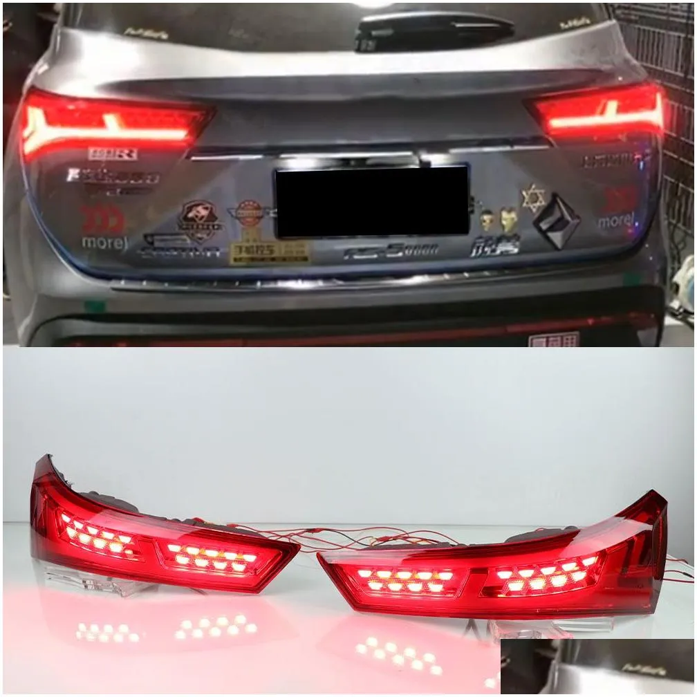 Car Tail Lights 2Pcs For Almaz Captiva 2021 Tail Lamp Mg Hector Led Lights Fog Day Running Light Drl Turning Cars Accessorie287M Drop Dh2Pp
