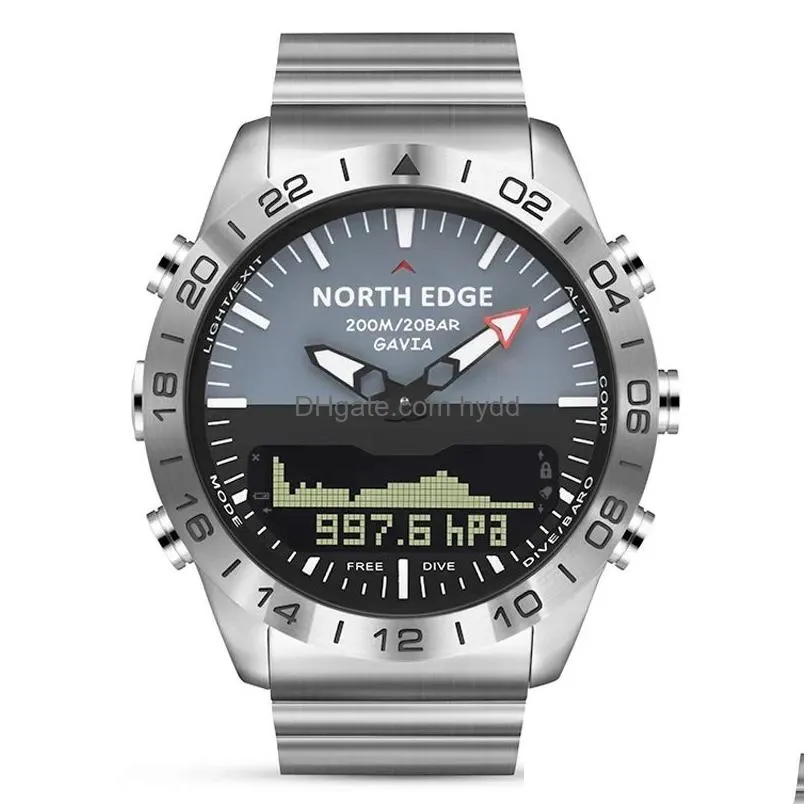 outdoor gadgets compass mens intelligent business leisure waterproof watch swimming sports pedometer high pressure depth diving watch