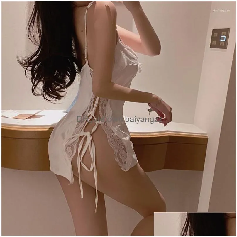 Bras Sets Suitable For Small Breasts Female Nightclub Lovers Private Clothes Adt High Class Fun Ladies Sexy Underwear Pajamas Drop D Dhpfw
