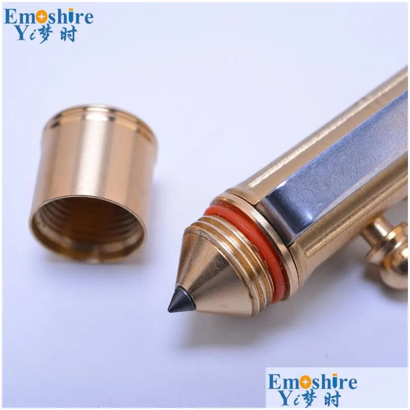 wholesale Ball Pen Metal Ball Pen Ballpoint Pressed Rod Ballpoint Copper Gun Bolt Stationery for School Gifts P515