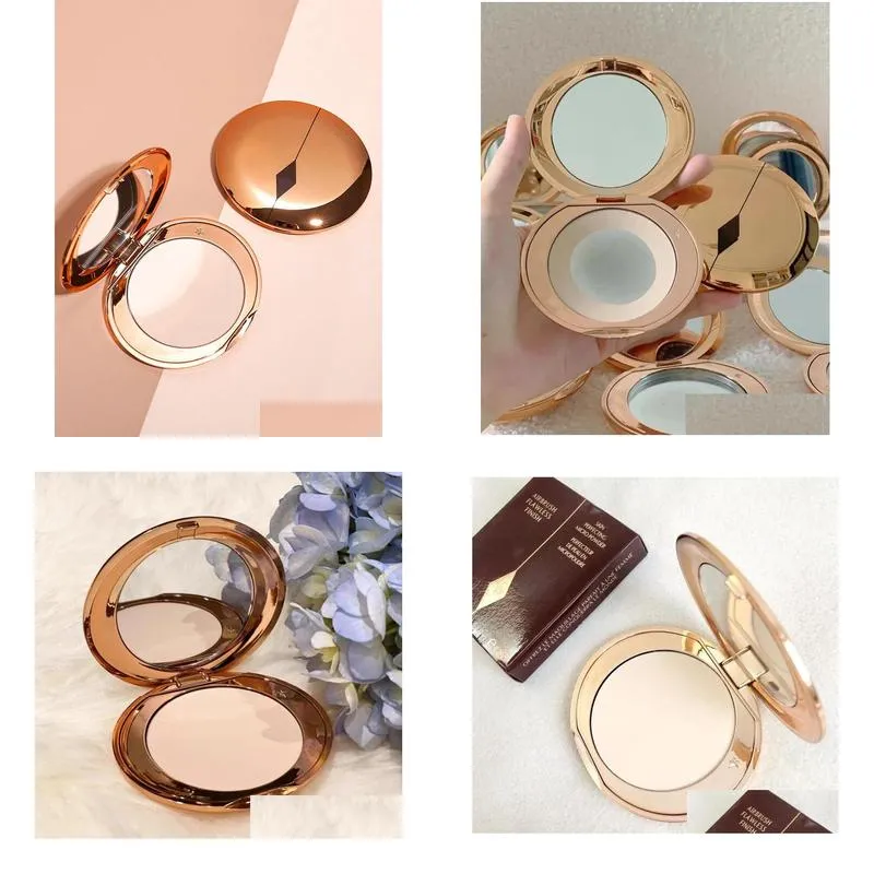 Face Powder Brand Complexion Perfecting Micro Powder Airbrush Flawless Finish 8G Fair Medium 2 Color Face Makeup Drop Delivery Health Otdco