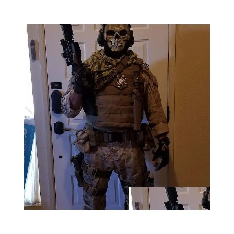 Mwii Ghost Mask Cod Cosplay Airsoft Tactical Mwii Cod Ghost Mask