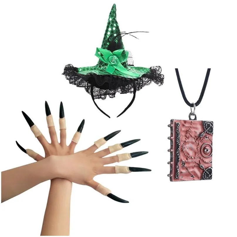 Special Occasions Halloween Child Winifred Witch Costume Girls Festival Performance Cosplay Carnival Sarah Mary Sanderson Sisters Dress Up