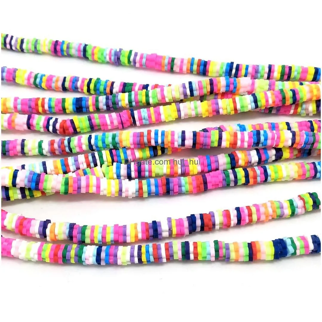Alloy 10 Strings Clay Spacer Beads 6Mm Diameter Fit Fashion Bracelet And Necklace Diy Drop Delivery Jewelry Loose Dhmad