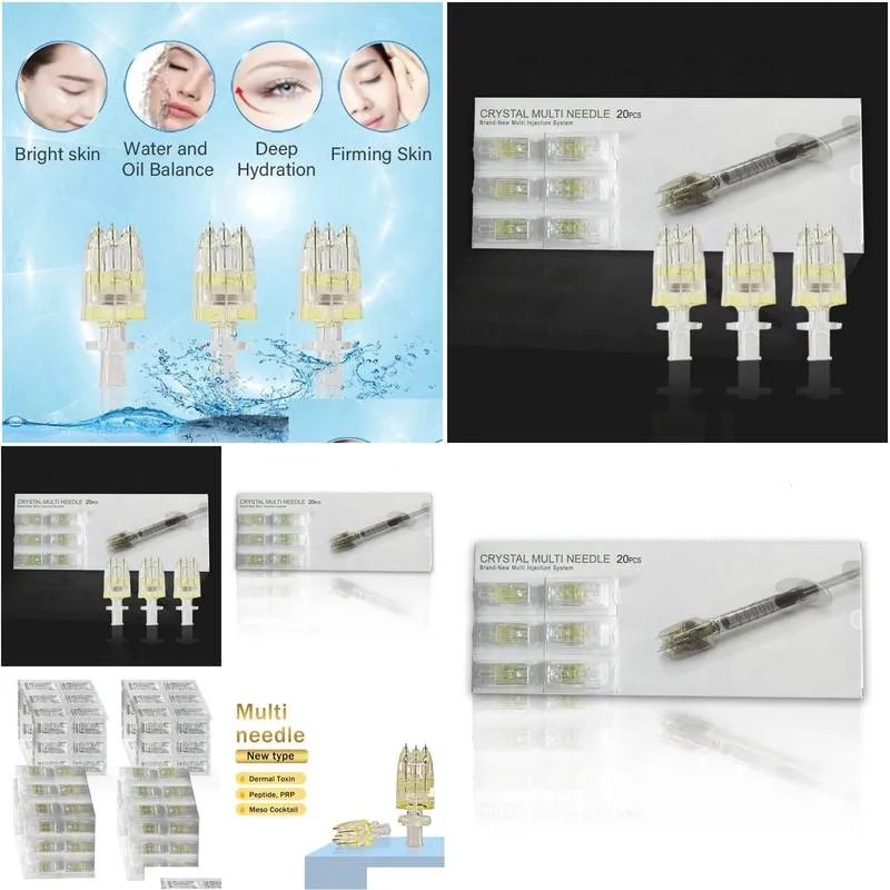 Tattoo Needles Mesotherapy Crystal Mti 5 Pin 32G 1.5Mm 5Pins 4Pns 3Pins 34G 1.0Mm 1.25Mm M 221128 Drop Delivery Health Beauty Tattoo Dhvfw