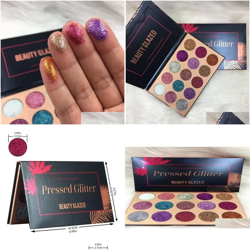 Eye Shadow Quality In Stockbeauty Glazed Glitter Eyeshadow Palette 15 Colors Eye Shadow Makeup Tra Shimmer Face Cosmetics Ma3278723 Dr Ot9Dw