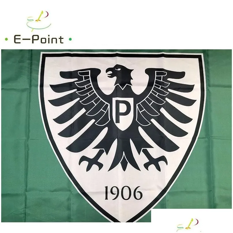 Banner Flags Flag Of Germany Deutschland Sc Preuben Munster Hanging Decoration Flags 3Ftx5Ft 150Cmx90Cm For Home Drop Delivery Home Ga Dhy5K