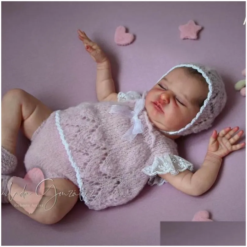 Dolls 20 5 Inches Unfinished Reborn Doll Kit Laura Limited Edition With 2nd COA Vinyl Blank Baby Kits 230710