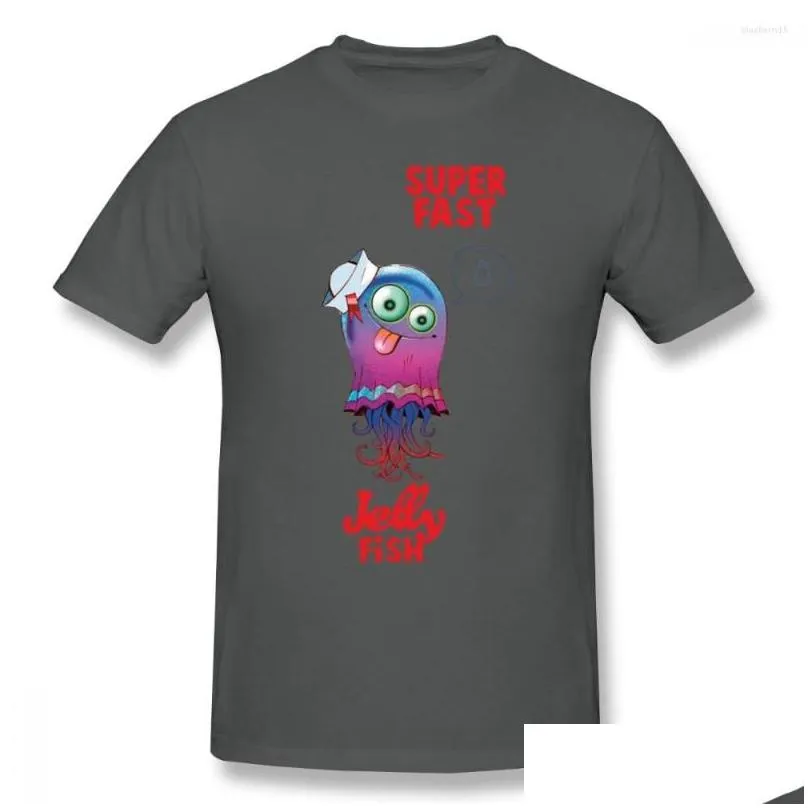 Mens T-Shirts T Shirts Z Shirt Superfast Jellyfish T-Shirt Oversized Streetwear Tee Cotton Short Sleeve Fun Print Male Tshirt Drop D Dhqmt