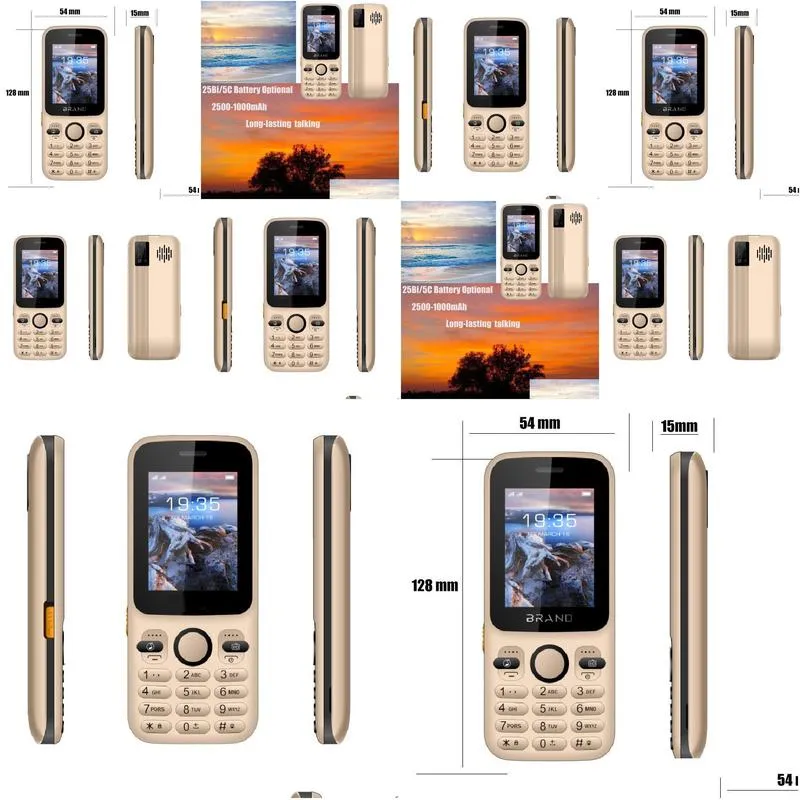 Gionee Mobile Phone Bar Function Of 529B Elderly Wholesale Network Drop Delivery Cell Phones Accessories Chinese Brand Phone Otbxr