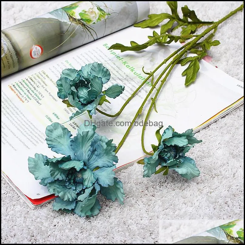 diy simulation flower single branch manual popular flowers high grade fashion home furnishing decorate hot selling 3 7hz j1