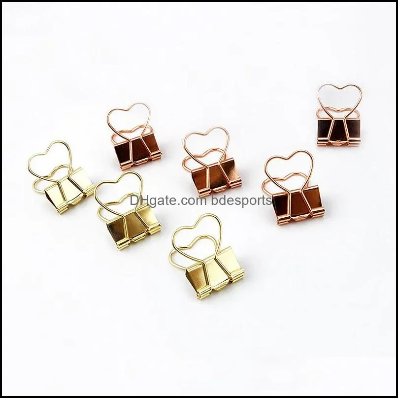 heart shaped long tail clip golden color swallow tails clips rose gold colors  clamp creative 0 8zq l1