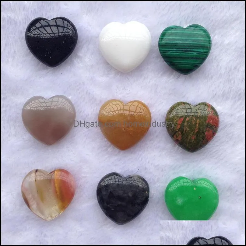 2cm natural quartz heart shaped stone pink crystal carved palm love healing gemstone lover gife stones crystals hearts gems