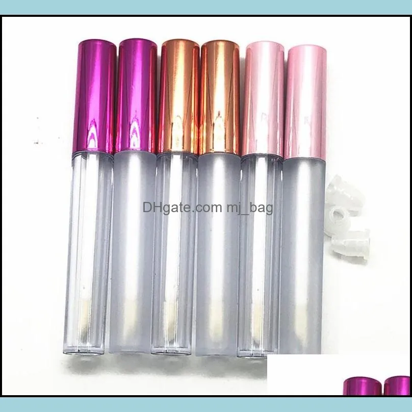 empty clear labial tube containers plastic frosted cosmetic jars lip gloss make up storage organizer bottle lady travel portable 1hya