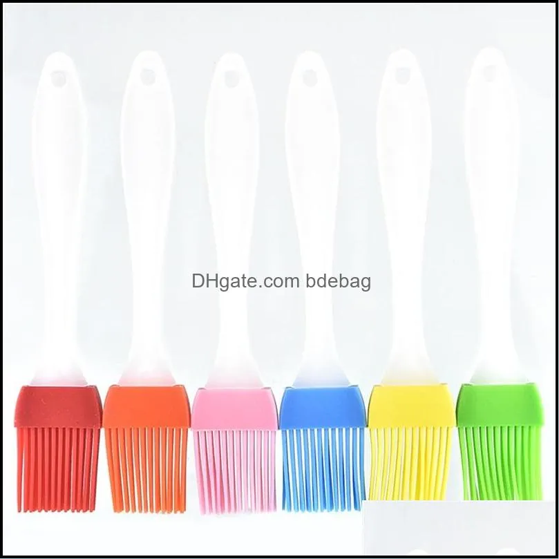 silicone oil brush kitchen baking tool barbecue cake cream food butter frosted handle brushes high temperature resistance hot sale 0 25mh