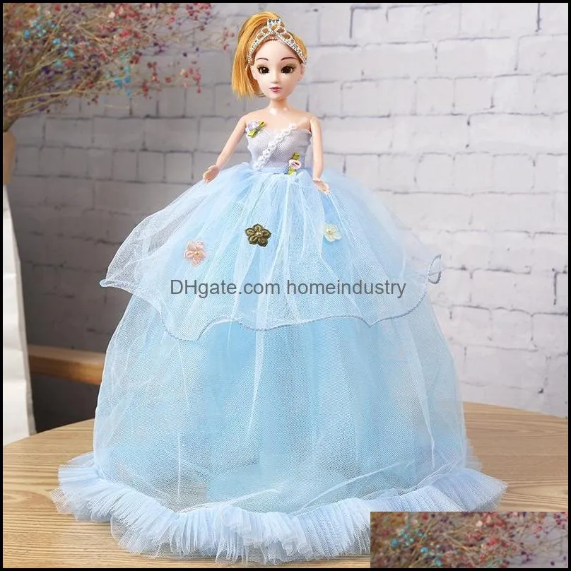  doll wedding party decoration princess 40 cm 3d children`s creative toy girl birthday gift