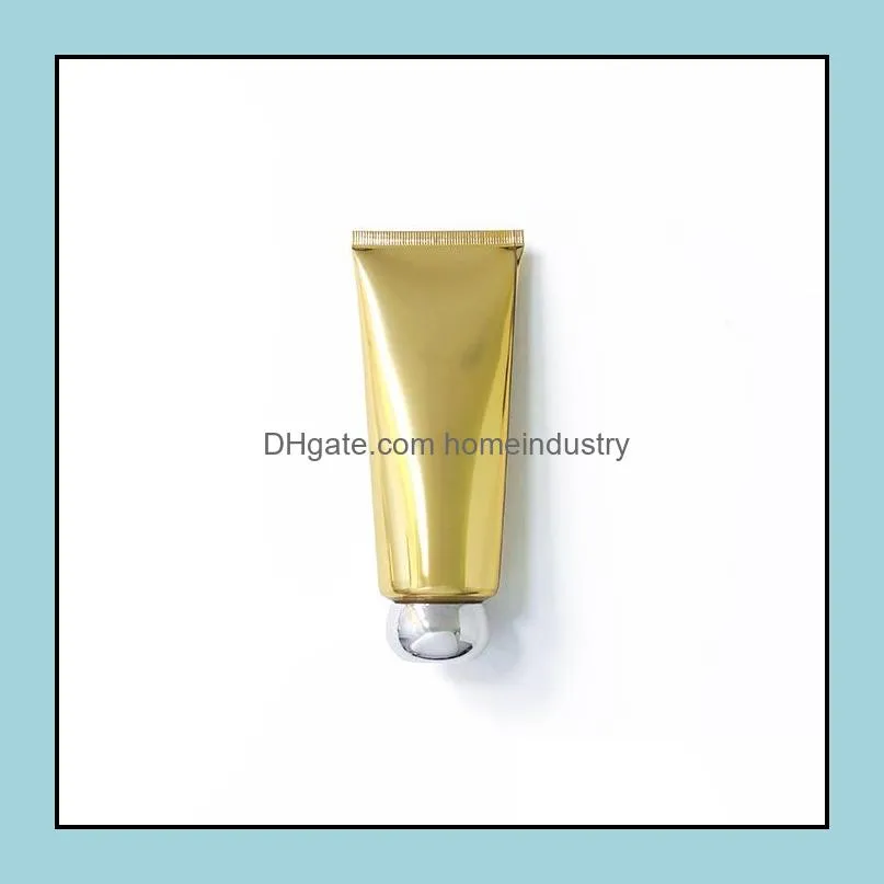 100ml gold plastic squeeze tube 100g empty cosmetic soft bottle skincare cream shampoo lotion toothpaste packaging container1