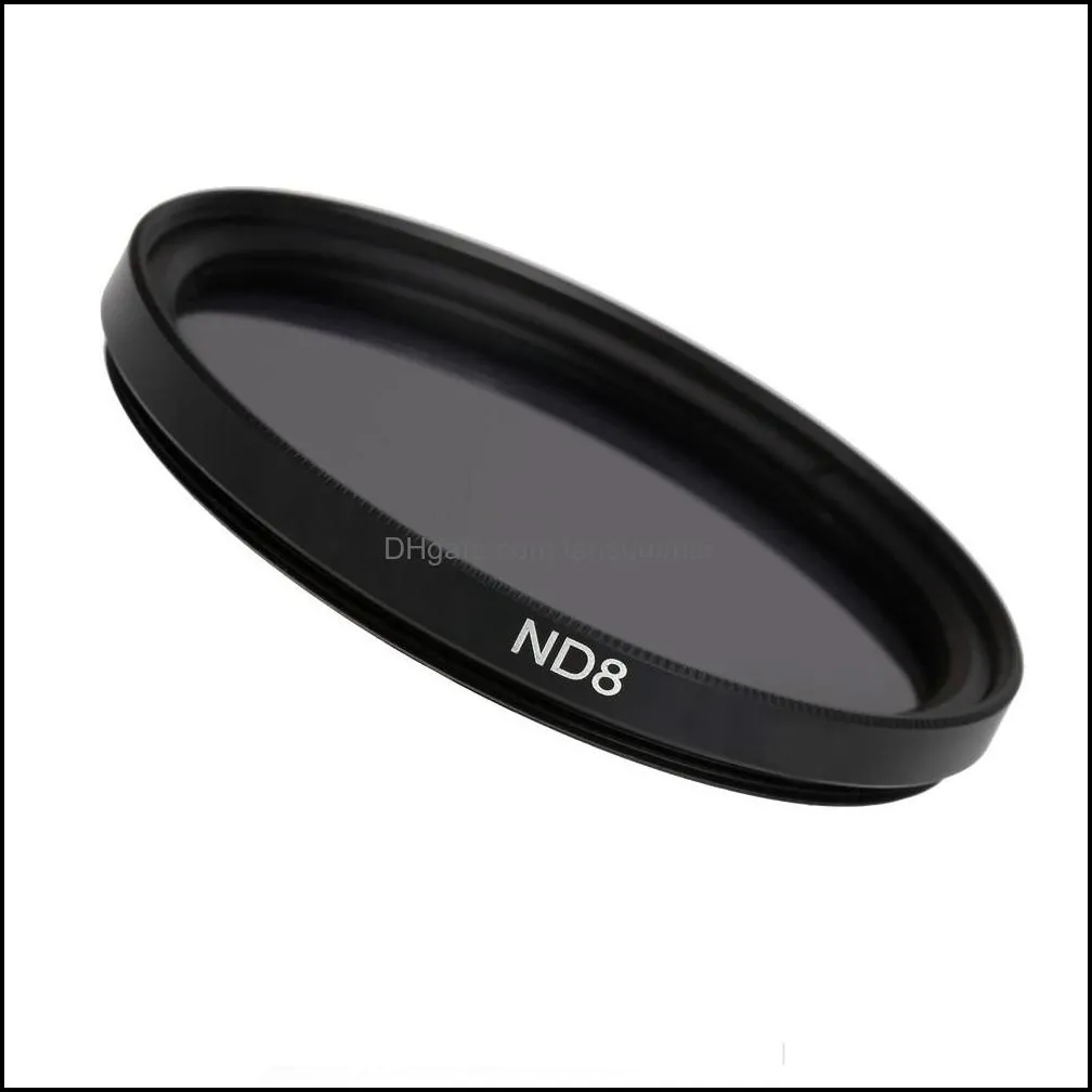 3 in 1 gray nd2 nd4 nd8 lens filter kit set 49mm 52mm 55mm 58mm 62mm 67mm 72mm 77mm for canon nikon camera