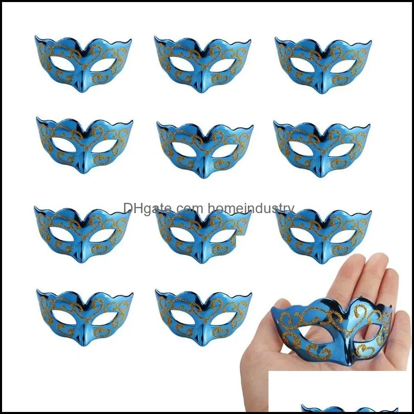 24 pieces decorative mini masquerade decorations mardi gras venetian mask party gift