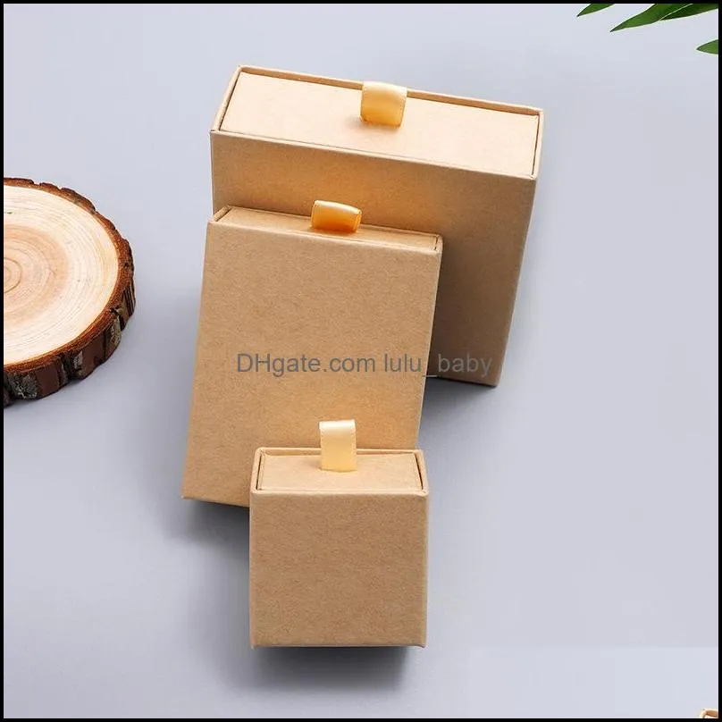 paper jewelry box small jewerly packaging display for necklace jewellery organizer personalized drawer cardboard gift custom 114c3