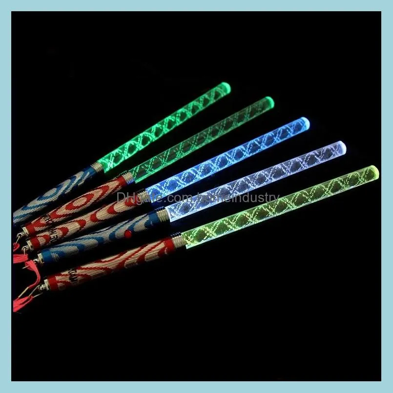 5 colors fluorescence led light sticks concert night club color glowing sticks cheering props festival gift 20pcs/lot sd864