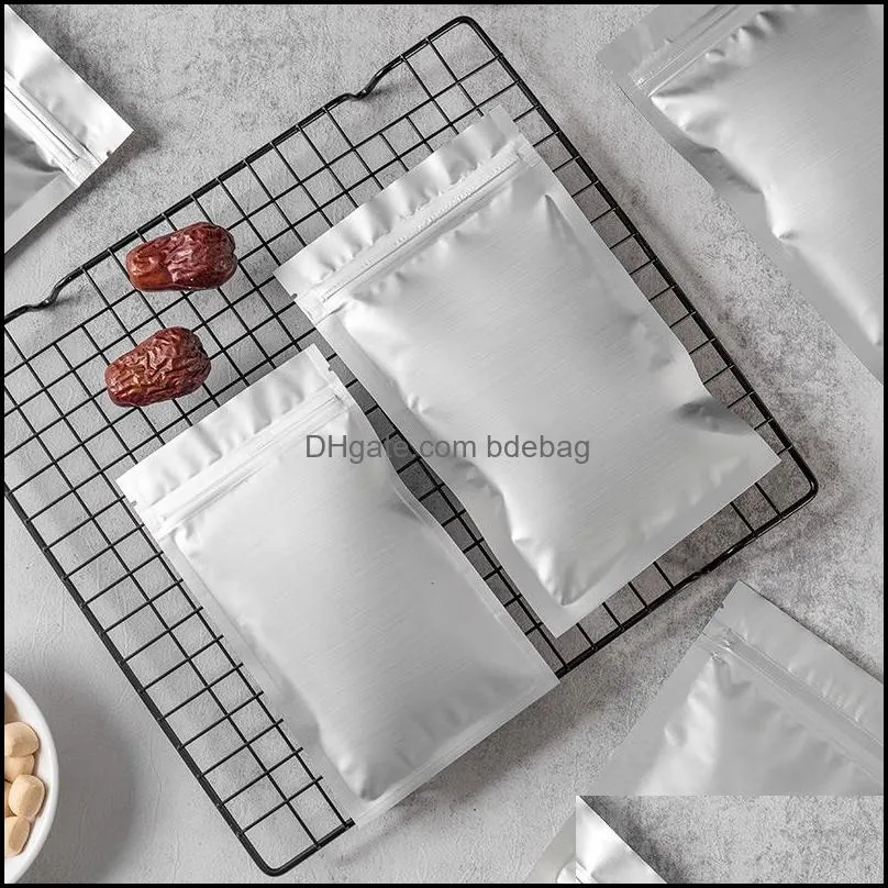 8x13cm gold plastic bags resealable matte/clear dried food candy smell proof storage zipper bag with hang hole 100pcs/lot 1316 v2