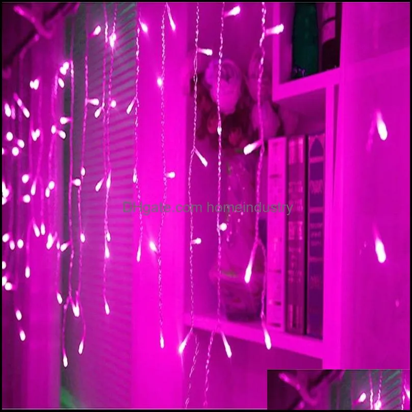 220v 110v 3.5m butterfly curtain light christmas garland led string fairy lights for holiday wedding party home decoration